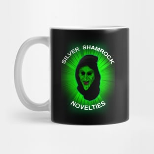 Silver Shamrock Witch Mug